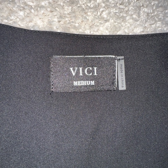 Vici Ninah Button Down Vested Romper - Picture 6 of 6